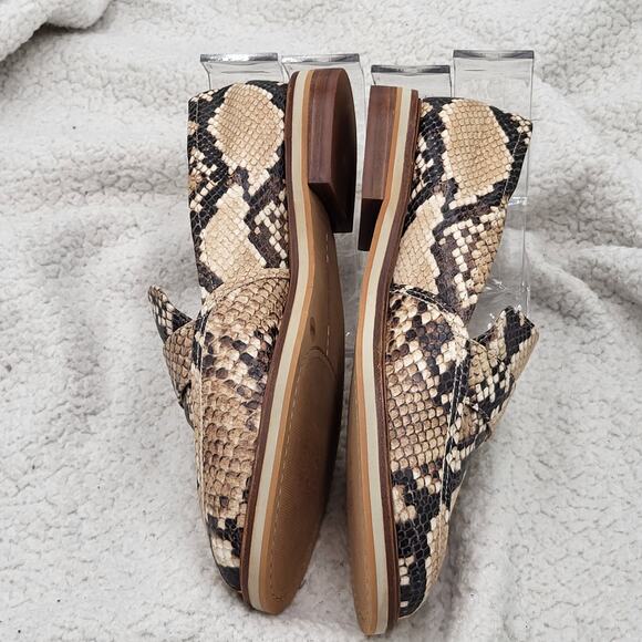 Vince Camuto Women's Jorda Loafer snakeskin leather size 9.5 - Picture 4 of 7
